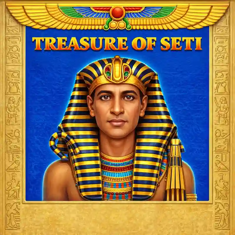 Treasure of Seti online slot game banner at ph828 Casino